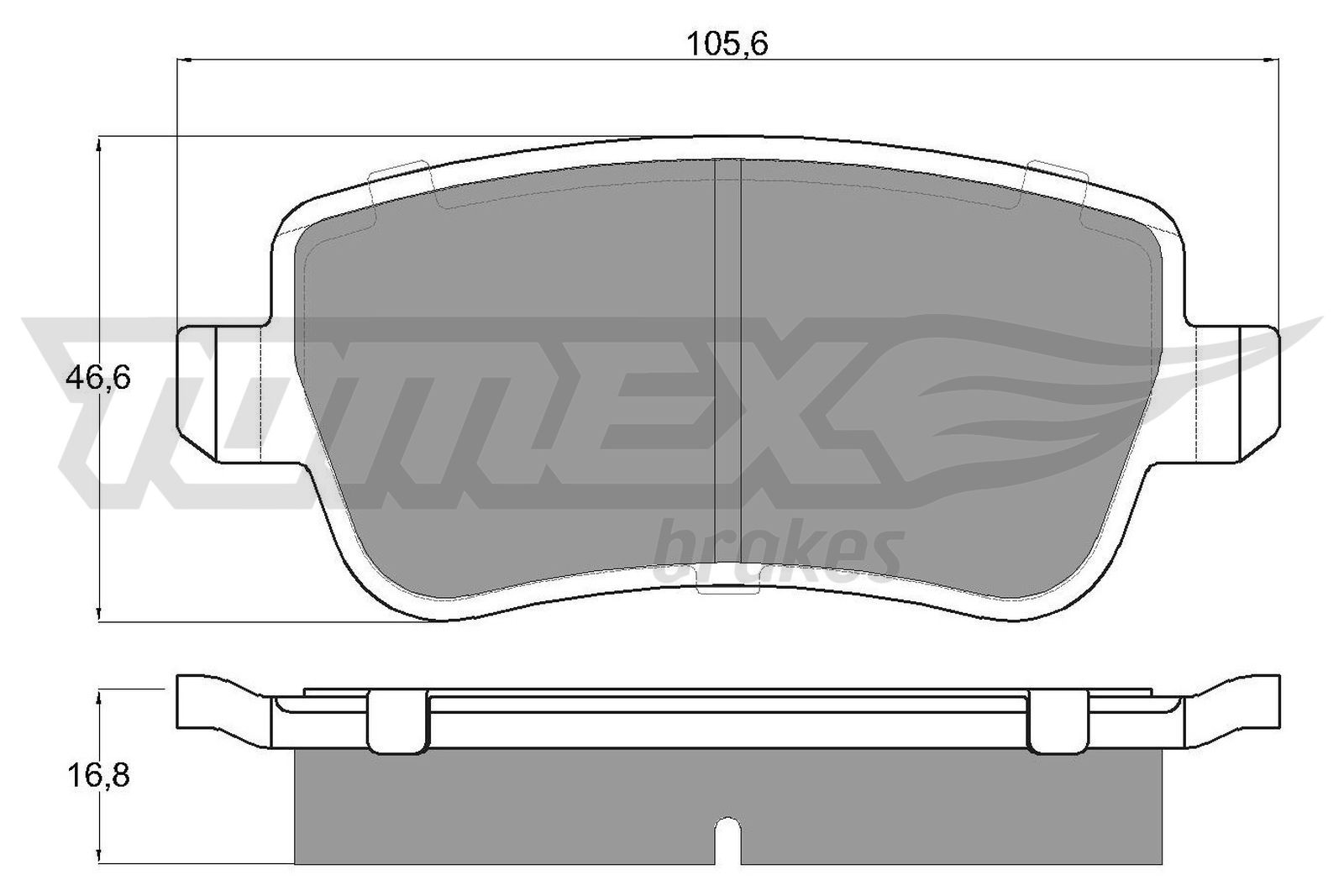 TOMEX Brakes TX 16-74 Sada...